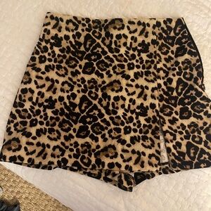 Leopard Print Women's Skort